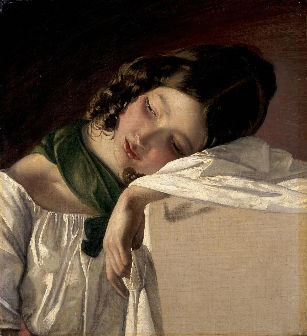 Ragazza addormentata